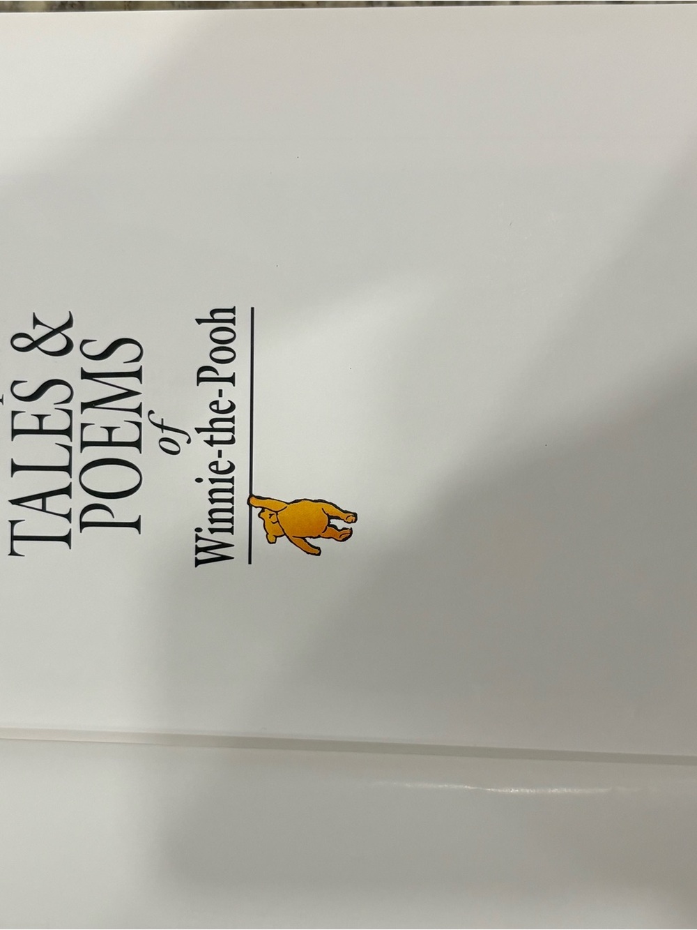 Disney Blue Hardcover with Gold Winnie the Pooh Motif - Picture 4 of 11